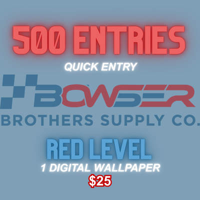 DIGITAL ENTRIES- Red Level - 500 Entries