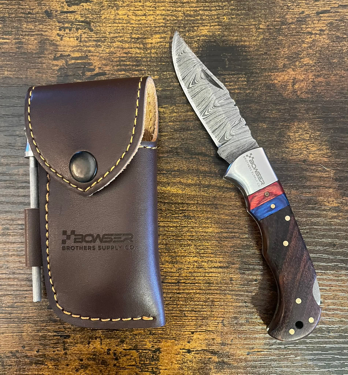 Damascus Pocket Knife - 70 Entries