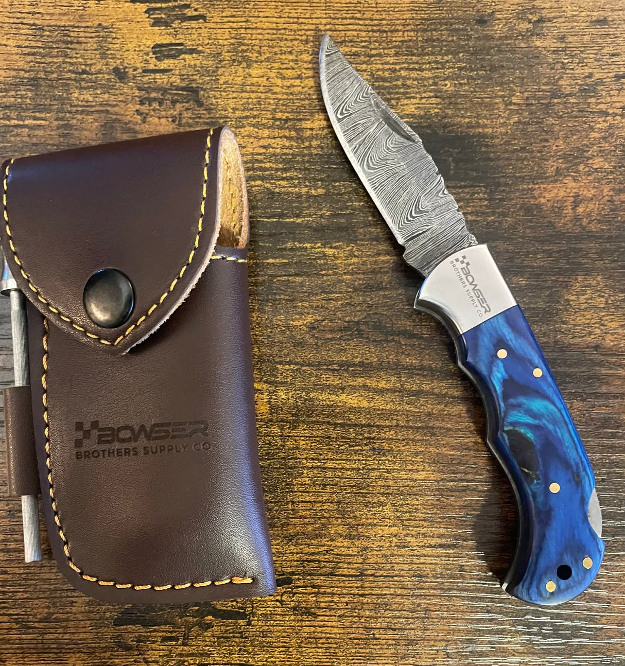 Damascus Pocket Knife - 70 Entries