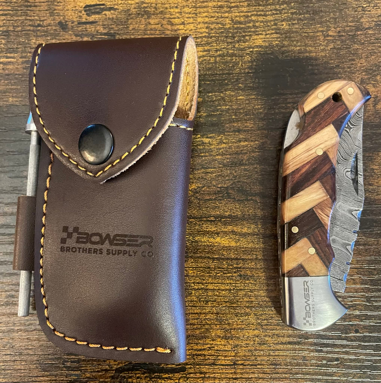 Damascus Pocket Knife - 70 Entries