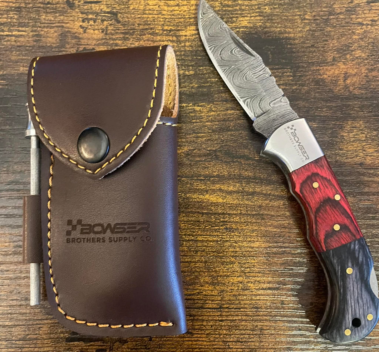 Damascus Pocket Knife - 70 Entries