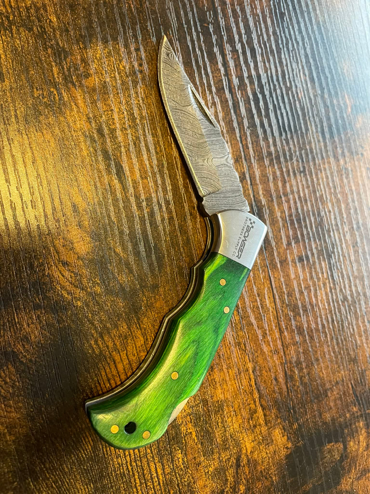 Damascus Pocket Knife - 70 Entries
