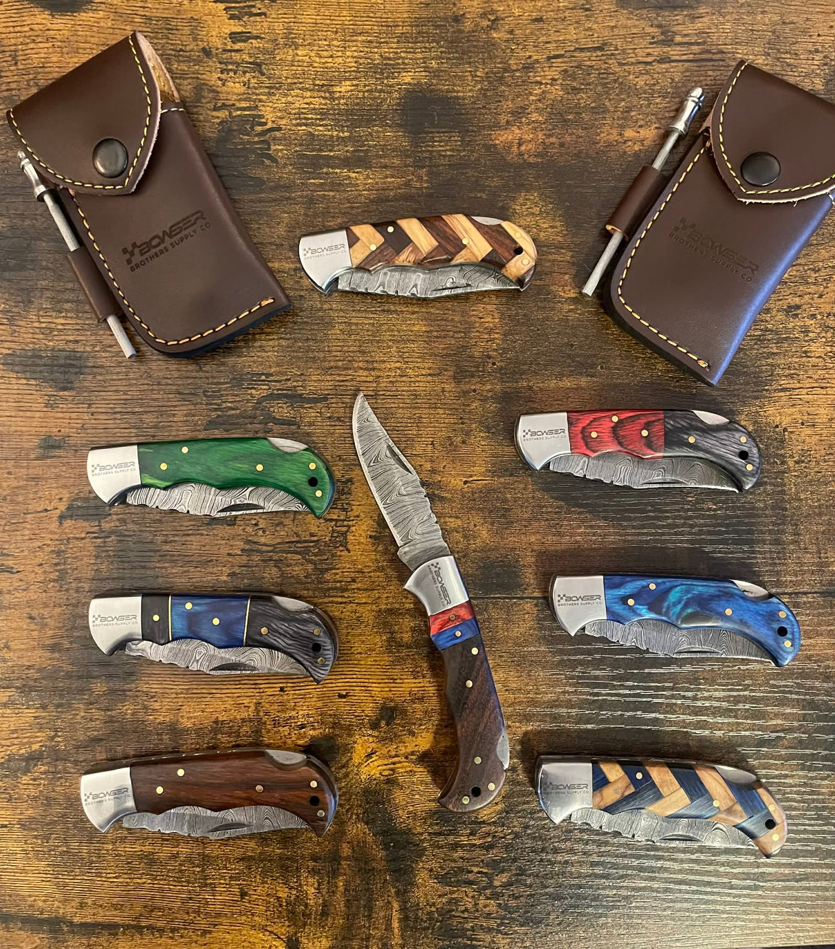 Damascus Pocket Knife - 70 Entries