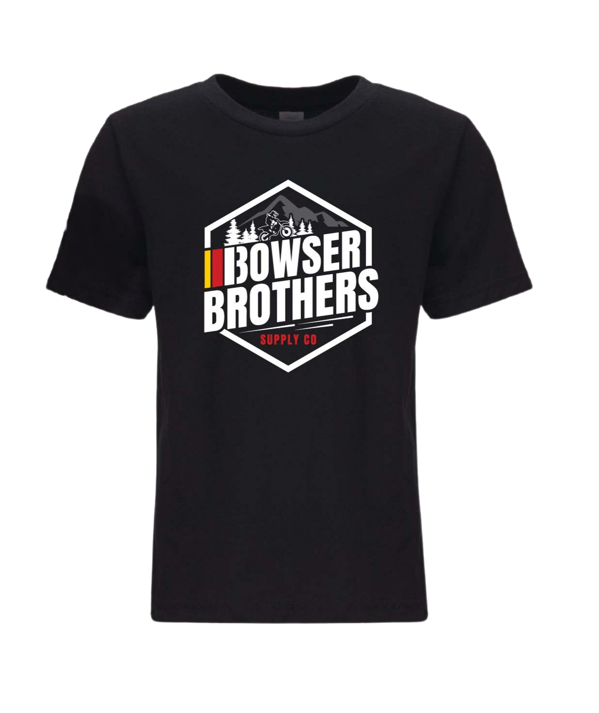 Youth Black Dirt Bike T-Shirt - 40 Entries