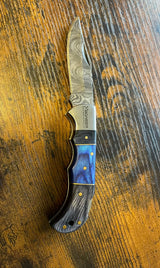 Damascus Pocket Knife - 70 Entries