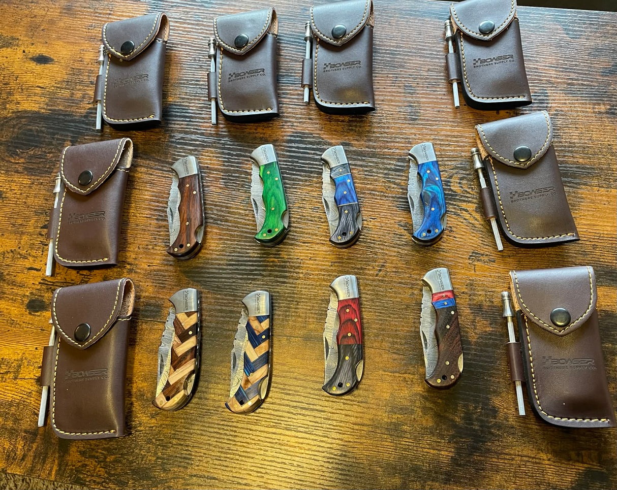 Damascus Pocket Knife - 70 Entries