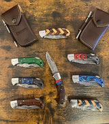 Damascus Pocket Knife - 70 Entries