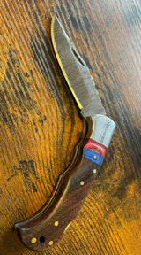 Damascus Pocket Knife - 70 Entries